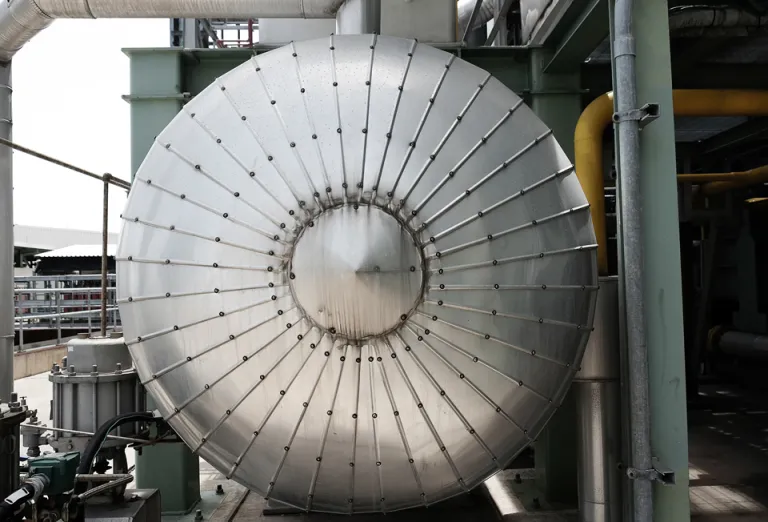 Power Plant Boiler with Steam Piping